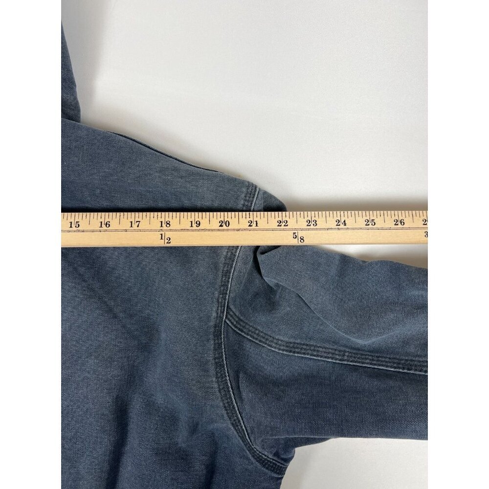 VTG Carhartt Men's Large JQ283 Navy Blue Quilted Lined Active Jacket Made in USA - Picture 9 of 12